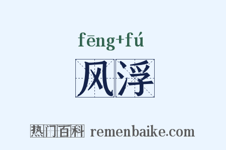 风浮是什么意思的图片